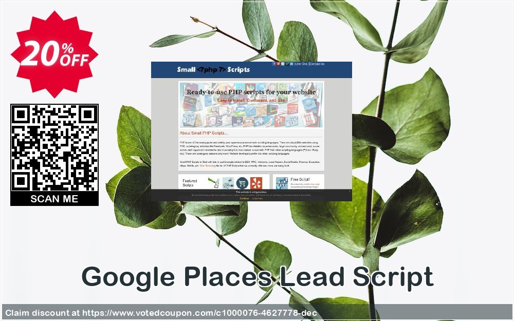 Google Places Lead Script Coupon Code May 2024, 20% OFF - VotedCoupon