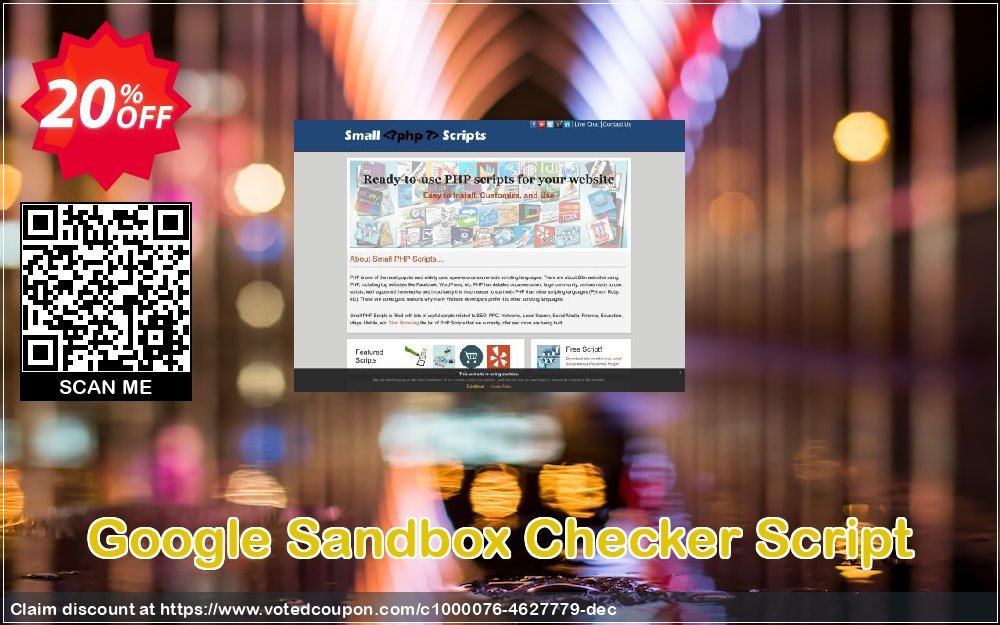 Google Sandbox Checker Script Coupon, discount Google Sandbox Checker Script Exclusive promo code 2024. Promotion: awesome discounts code of Google Sandbox Checker Script 2024