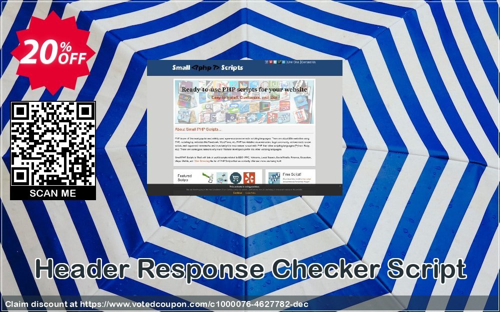 Header Response Checker Script Coupon, discount Header Response Checker Script Amazing sales code 2024. Promotion: stunning deals code of Header Response Checker Script 2024