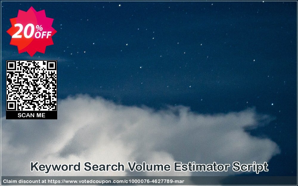 Keyword Search Volume Estimator Script Coupon, discount Keyword Search Volume Estimator Script Fearsome sales code 2024. Promotion: dreaded deals code of Keyword Search Volume Estimator Script 2024