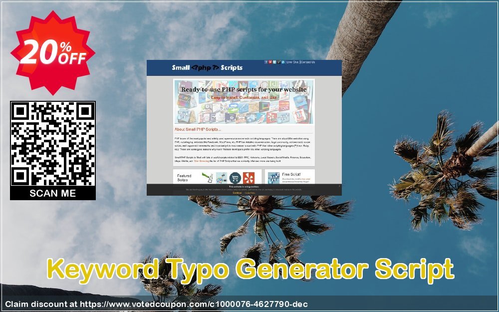 Keyword Typo Generator Script Coupon Code Apr 2024, 20% OFF - VotedCoupon