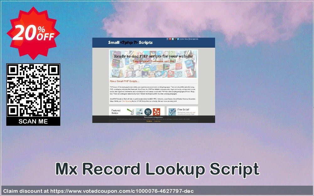 Mx Record Lookup Script Coupon Code May 2024, 20% OFF - VotedCoupon