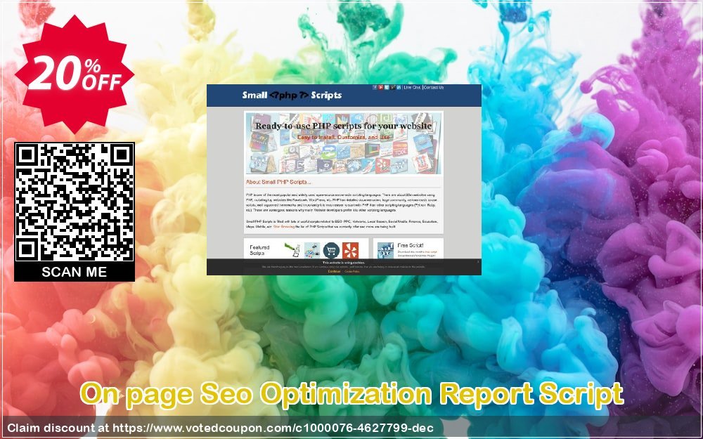 On page Seo Optimization Report Script Coupon Code May 2024, 20% OFF - VotedCoupon