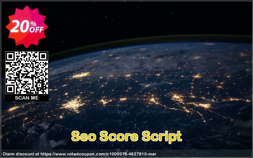 Seo Score Script Coupon, discount Seo Score Script Impressive sales code 2025. Promotion: formidable deals code of Seo Score Script 2024