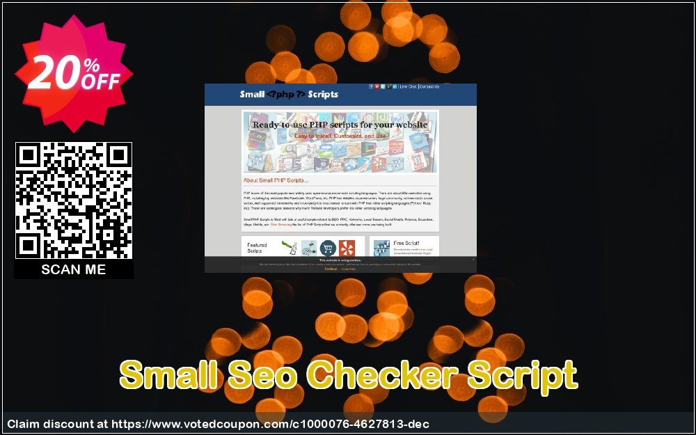 Small Seo Checker Script Coupon Code Apr 2024, 20% OFF - VotedCoupon