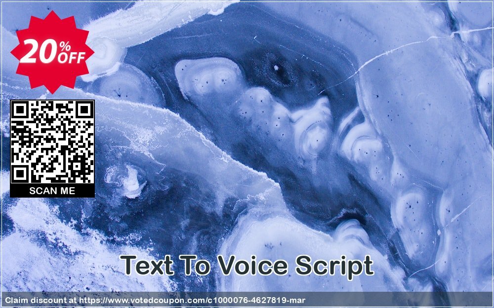 Text To Voice Script Coupon, discount Text To Voice Script Amazing offer code 2024. Promotion: super discount code of Text To Voice Script 2024