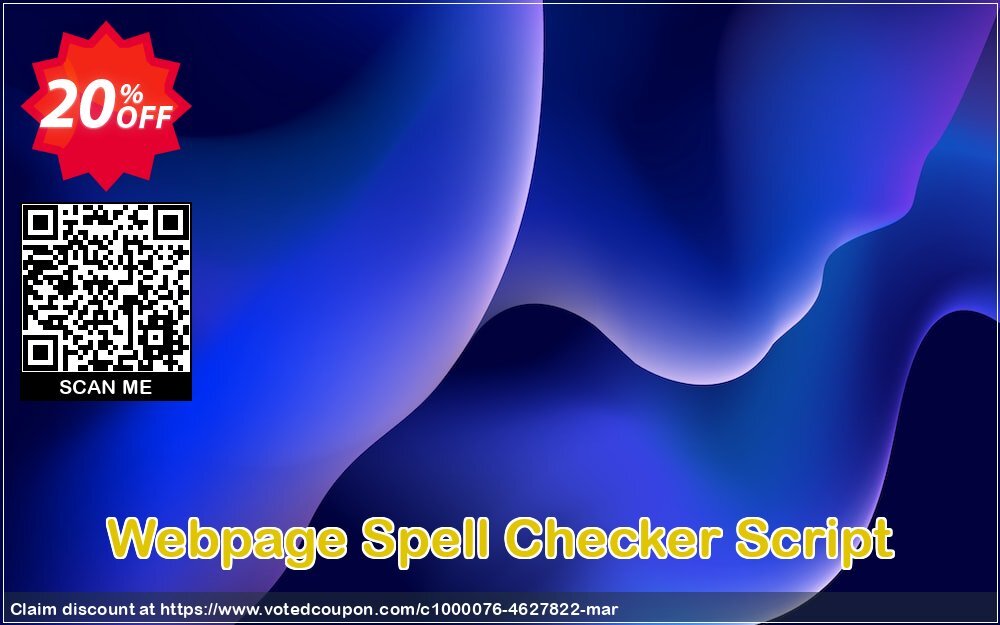 Webpage Spell Checker Script Coupon Code Apr 2024, 20% OFF - VotedCoupon