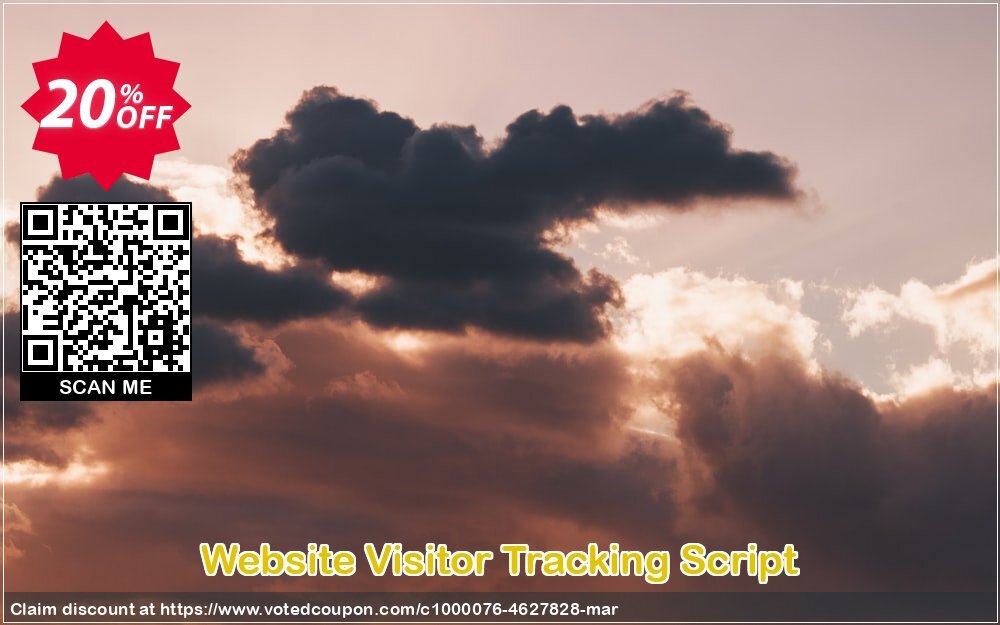 Website Visitor Tracking Script Coupon, discount Website Visitor Tracking Script Amazing promo code 2024. Promotion: stunning discounts code of Website Visitor Tracking Script 2024