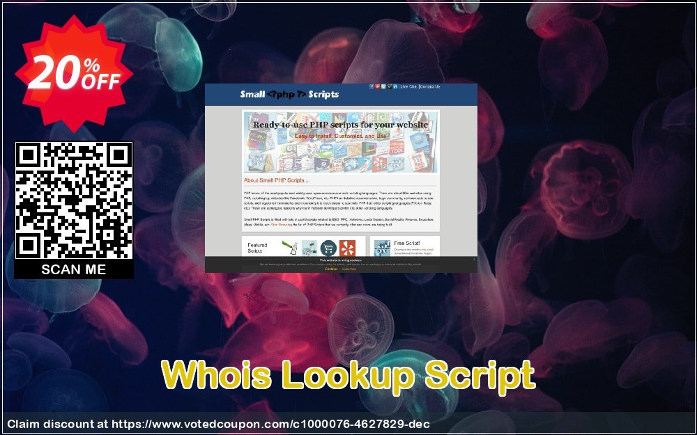 Whois Lookup Script Coupon Code May 2024, 20% OFF - VotedCoupon