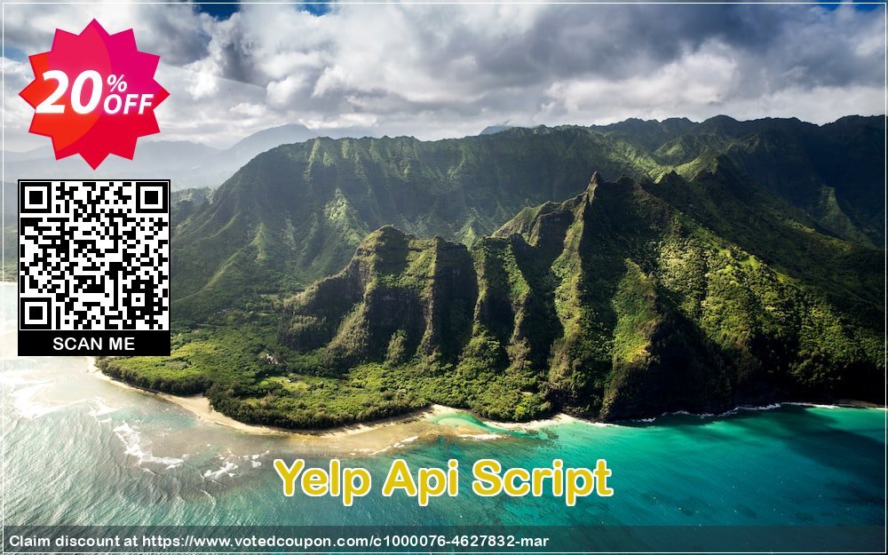 Yelp Api Script Coupon, discount Yelp Api Script Stirring deals code 2024. Promotion: impressive offer code of Yelp Api Script 2024