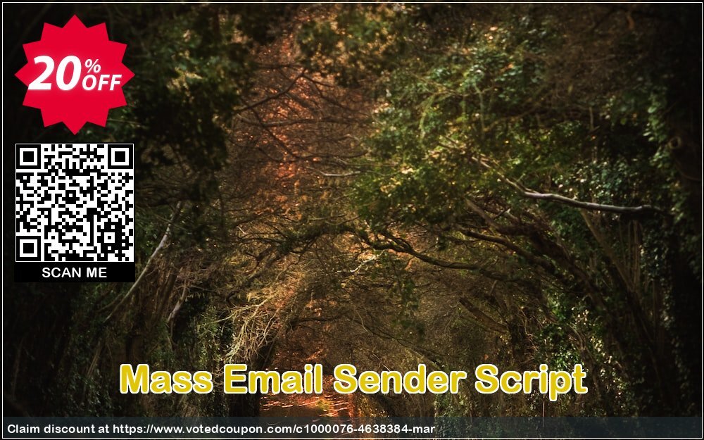 Mass Email Sender Script Coupon, discount Mass Email Sender Script Wonderful promo code 2024. Promotion: amazing discounts code of Mass Email Sender Script 2024