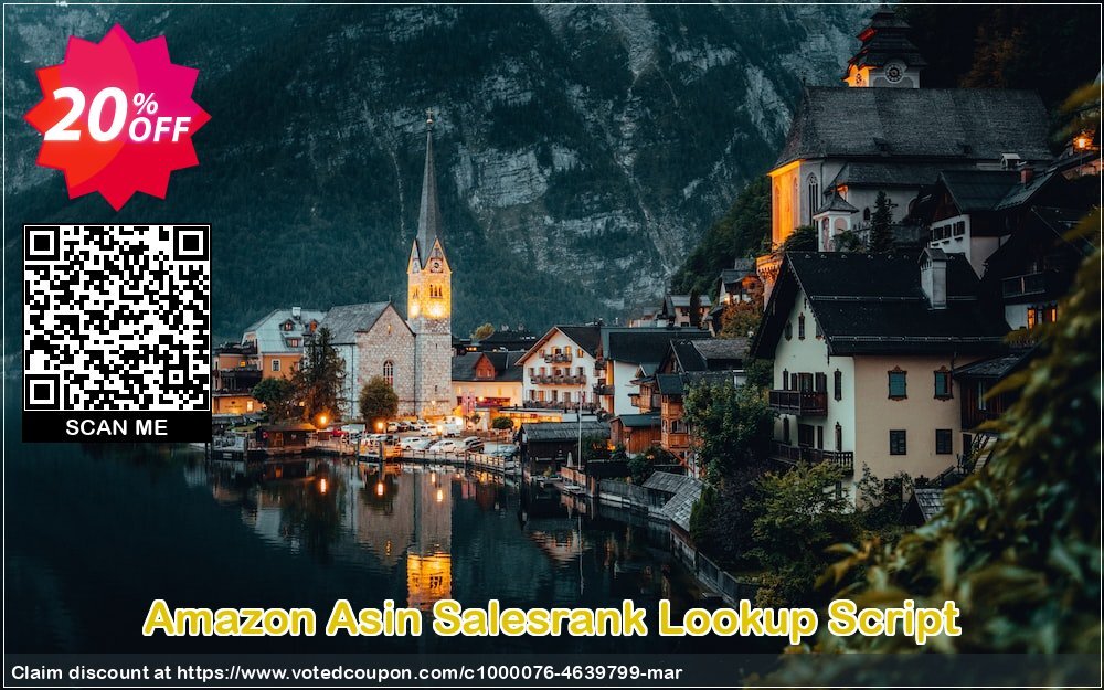 Amazon Asin Salesrank Lookup Script Coupon Code May 2024, 20% OFF - VotedCoupon