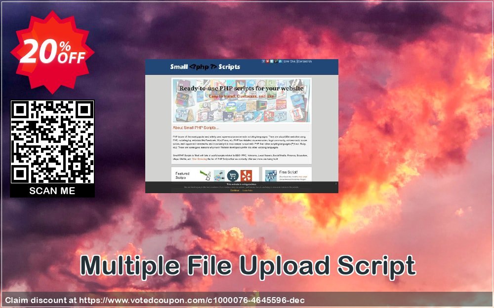 Multiple File Upload Script Coupon, discount Multiple File Upload Script Awful promotions code 2024. Promotion: awful sales code of Multiple File Upload Script 2024