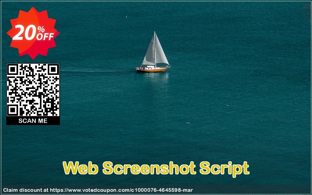 Web Screenshot Script Coupon, discount Web Screenshot Script Amazing deals code 2024. Promotion: super offer code of Web Screenshot Script 2024