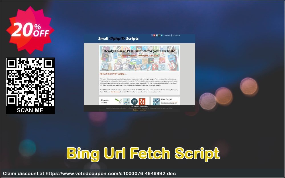 Bing Url Fetch Script Coupon Code May 2024, 20% OFF - VotedCoupon