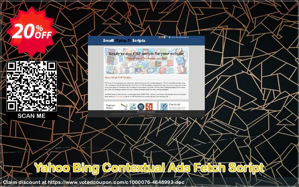 Yahoo Bing Contextual Ads Fetch Script Coupon Code May 2024, 20% OFF - VotedCoupon