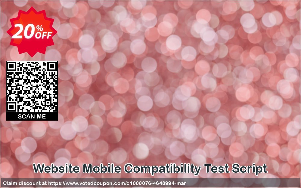 Website Mobile Compatibility Test Script Coupon Code May 2024, 20% OFF - VotedCoupon