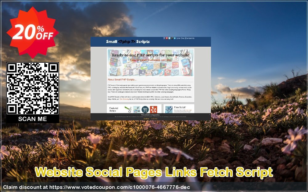 Website Social Pages Links Fetch Script Coupon Code Apr 2024, 20% OFF - VotedCoupon