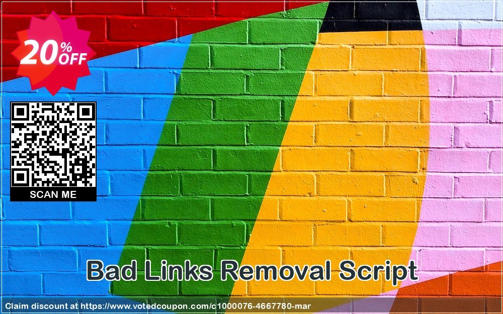 Bad Links Removal Script Coupon Code Apr 2024, 20% OFF - VotedCoupon