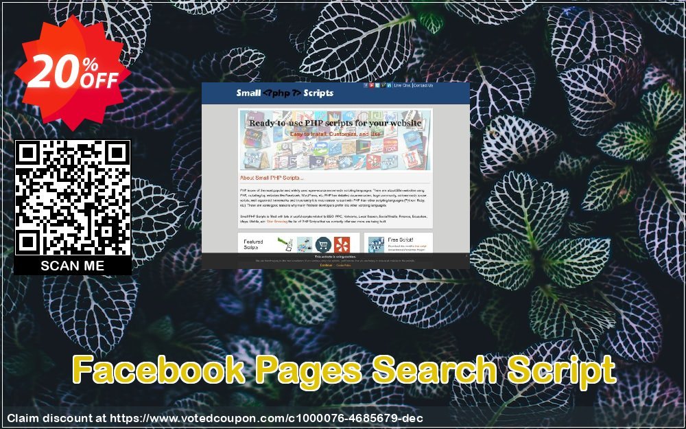 Facebook Pages Search Script Coupon Code Apr 2024, 20% OFF - VotedCoupon