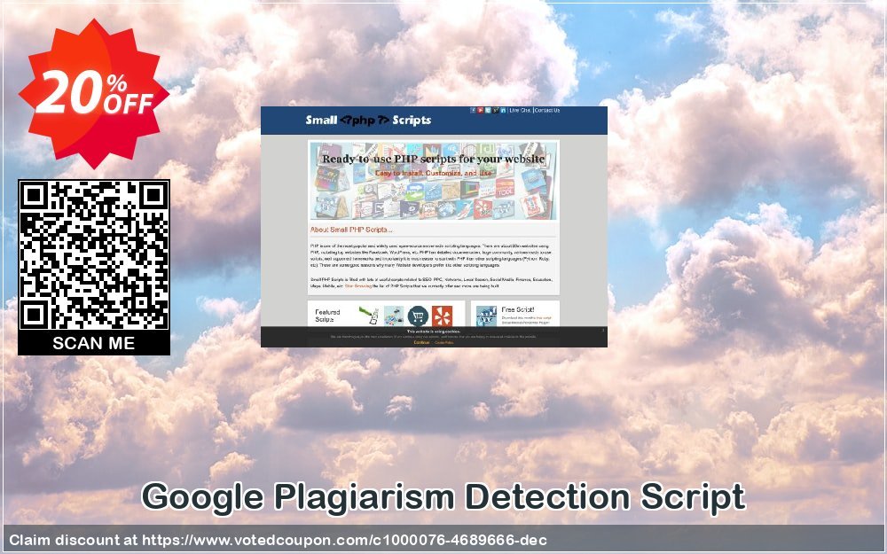 Google Plagiarism Detection Script Coupon Code Apr 2024, 20% OFF - VotedCoupon