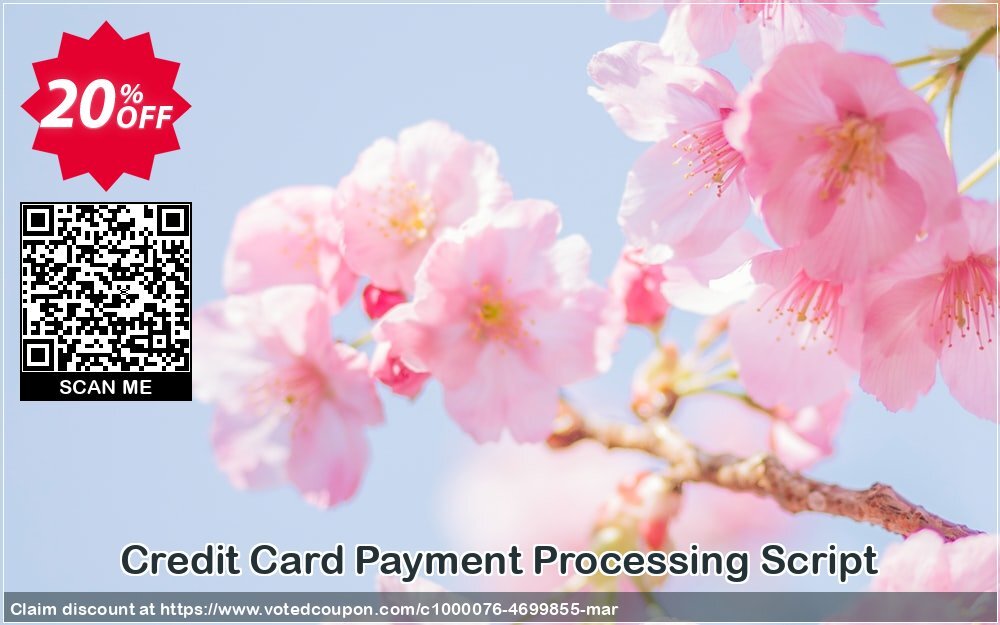 Credit Card Payment Processing Script Coupon, discount Credit Card Payment Processing Script Amazing deals code 2024. Promotion: super offer code of Credit Card Payment Processing Script 2024