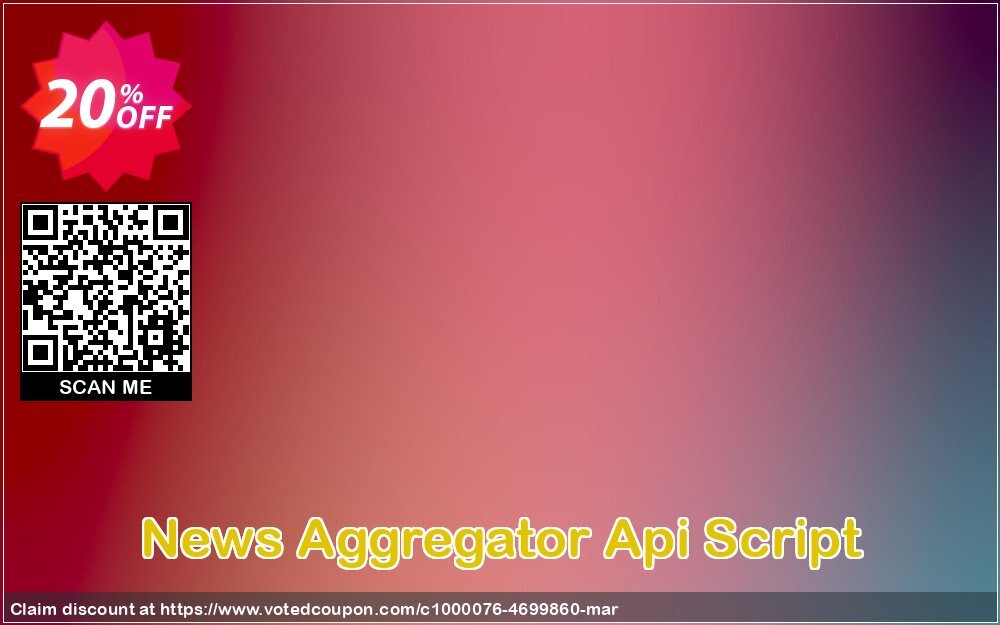 News Aggregator Api Script Coupon, discount News Aggregator Api Script Special promotions code 2024. Promotion: exclusive sales code of News Aggregator Api Script 2024