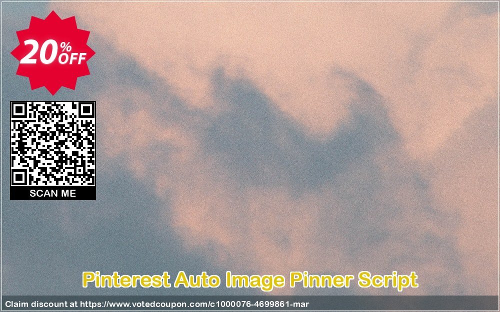 Pinterest Auto Image Pinner Script Coupon, discount Pinterest Auto Image Pinner Script Exclusive sales code 2024. Promotion: awesome deals code of Pinterest Auto Image Pinner Script 2024