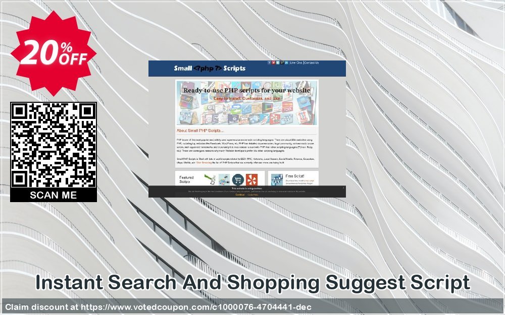 Instant Search And Shopping Suggest Script Coupon Code May 2024, 20% OFF - VotedCoupon