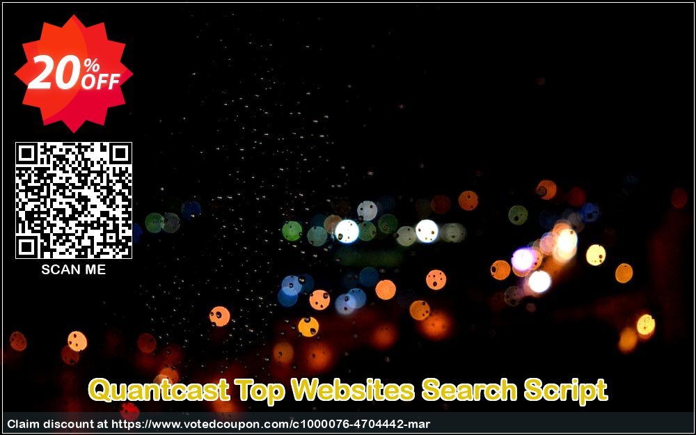 Quantcast Top Websites Search Script Coupon, discount Quantcast Top Websites Search Script Stunning discount code 2024. Promotion: staggering promo code of Quantcast Top Websites Search Script 2024