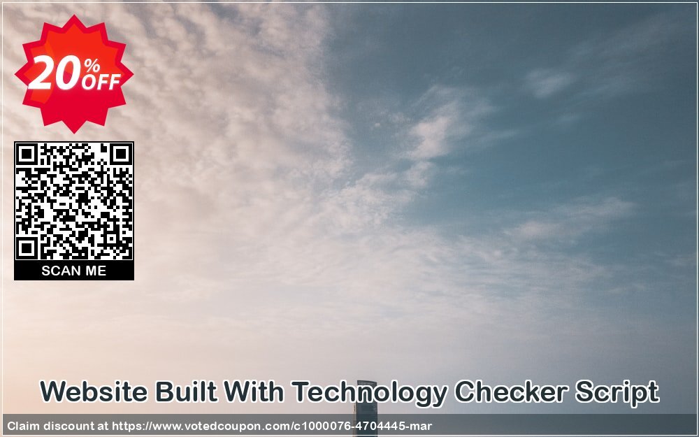 Website Built With Technology Checker Script Coupon Code Apr 2024, 20% OFF - VotedCoupon