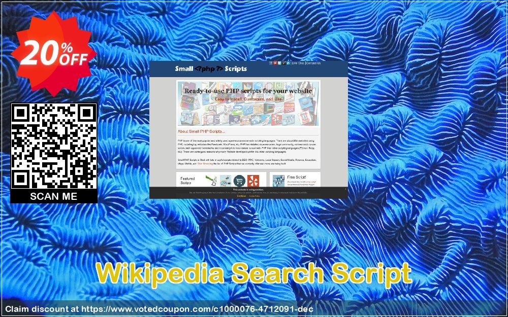 Wikipedia Search Script Coupon, discount Wikipedia Search Script Amazing deals code 2023. Promotion: super offer code of Wikipedia Search Script 2023