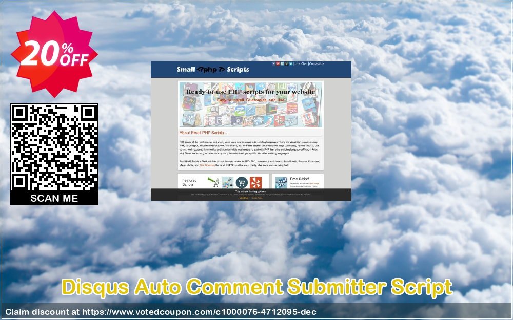 Disqus Auto Comment Submitter Script Coupon Code May 2024, 20% OFF - VotedCoupon
