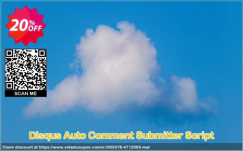 Disqus Auto Comment Submitter Script Coupon, discount Disqus Auto Comment Submitter Script Hottest discounts code 2024. Promotion: special promotions code of Disqus Auto Comment Submitter Script 2024