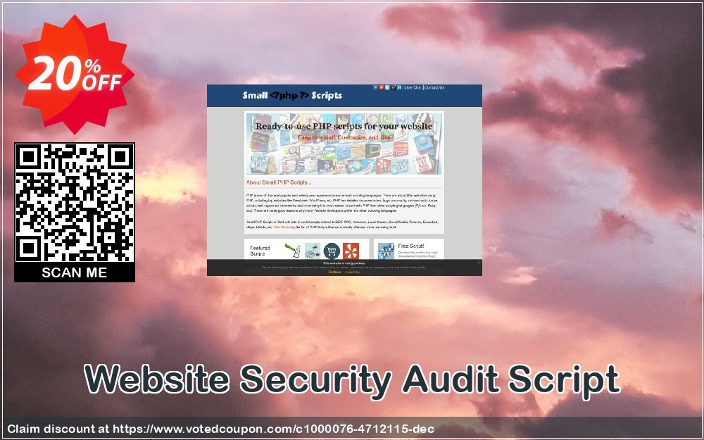 Website Security Audit Script Coupon Code Apr 2024, 20% OFF - VotedCoupon