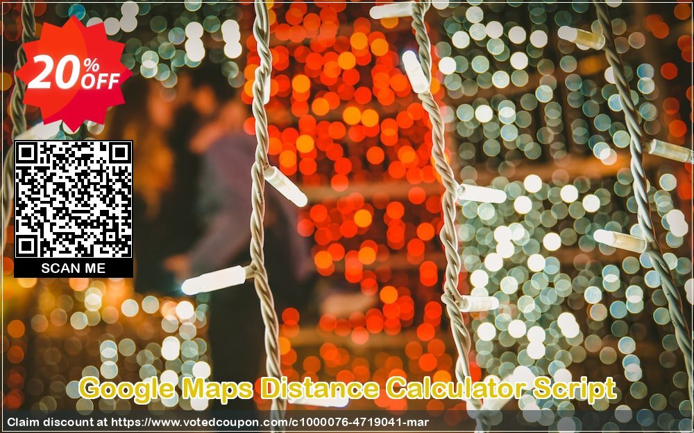 Google Maps Distance Calculator Script Coupon Code Apr 2024, 20% OFF - VotedCoupon