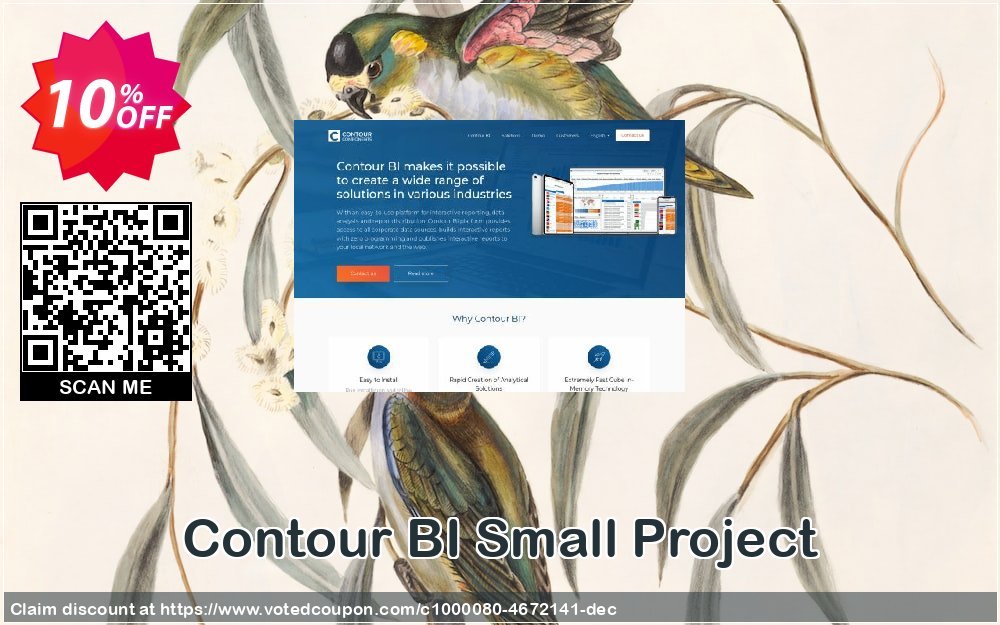 Contour BI Small Project Coupon, discount Contour BI Small Project super sales code 2023. Promotion: super sales code of Contour BI Small Project 2023