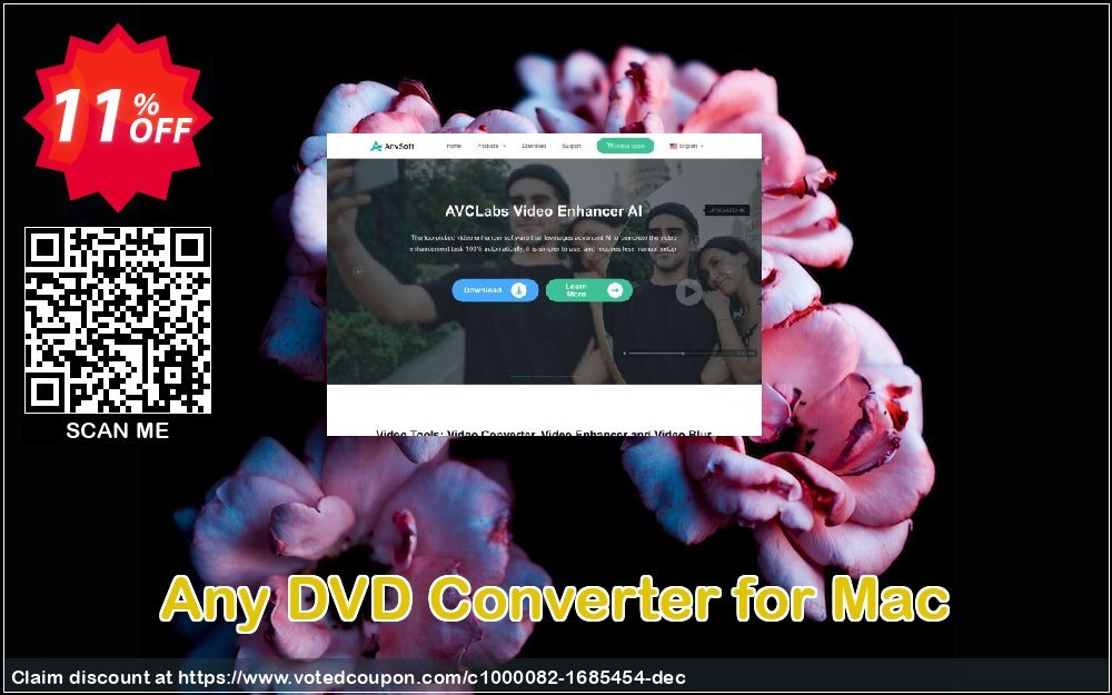 Any DVD Converter for MAC Coupon, discount Any DVD Converter for Mac big promo code 2023. Promotion: big promo code of Any DVD Converter for Mac 2023