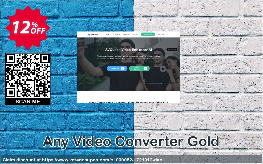 Any Video Converter Gold Coupon, discount Any Video Converter Gold big offer code 2023. Promotion: big offer code of Any Video Converter Gold 2023