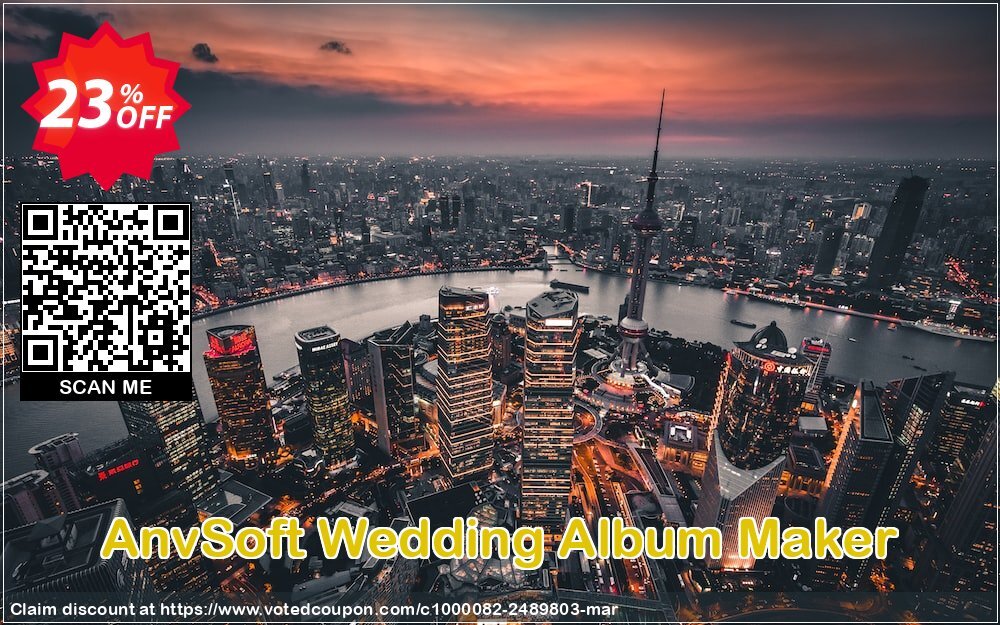 AnvSoft Wedding Album Maker Coupon, discount AnvSoft Wedding Album Maker excellent discount code 2024. Promotion: excellent discount code of AnvSoft Wedding Album Maker 2024