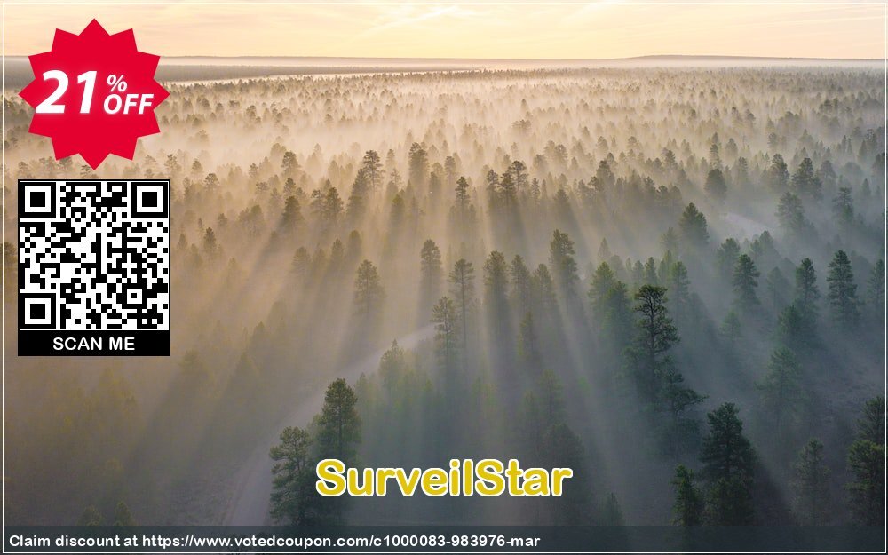 SurveilStar Coupon, discount SurveilStar best discount code 2024. Promotion: best discount code of SurveilStar 2024