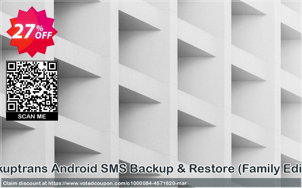 Backuptrans Android SMS Backup & Restore, Family Edition  Coupon, discount Backuptrans Android SMS Backup & Restore (Family Edition) impressive sales code 2024. Promotion: stirring promotions code of Backuptrans Android SMS Backup & Restore (Family Edition) 2024