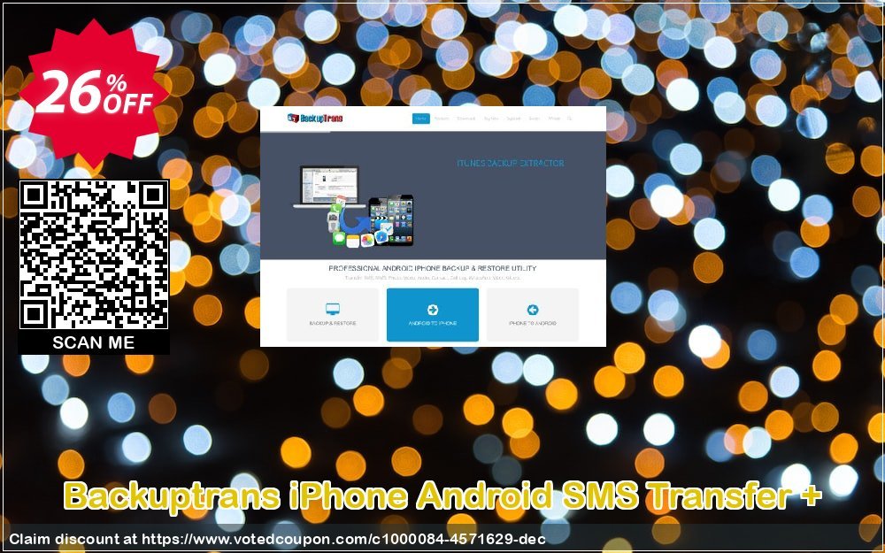 Backuptrans iPhone Android SMS Transfer + Coupon Code Apr 2024, 26% OFF - VotedCoupon