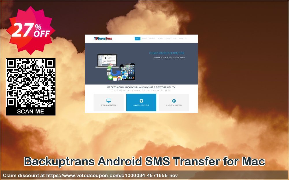 Backuptrans Android SMS Transfer for MAC Coupon Code Apr 2024, 27% OFF - VotedCoupon