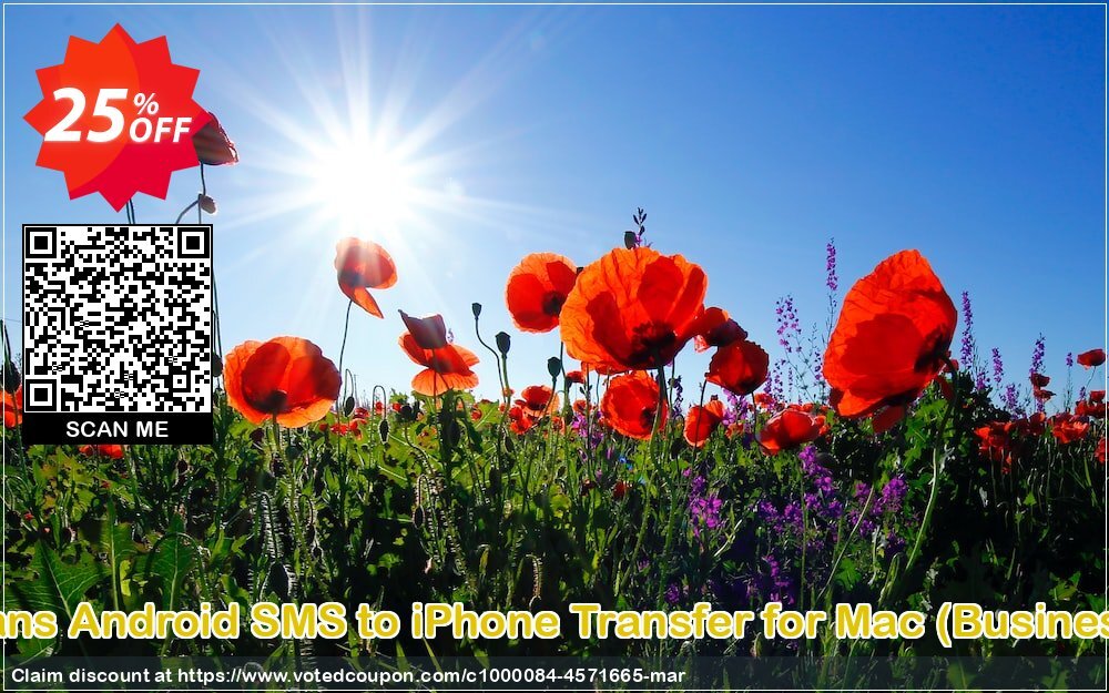 Backuptrans Android SMS to iPhone Transfer for MAC, Business Edition  Coupon Code Apr 2024, 25% OFF - VotedCoupon