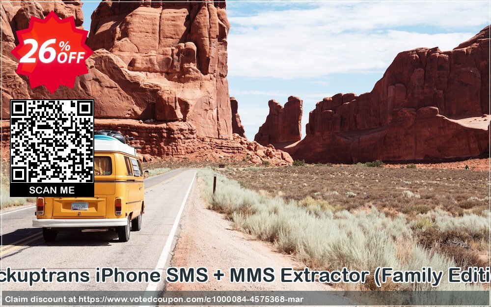 Backuptrans iPhone SMS + MMS Extractor, Family Edition  Coupon, discount Holiday Deals. Promotion: imposing offer code of Backuptrans iPhone SMS + MMS Extractor (Family Edition) 2024