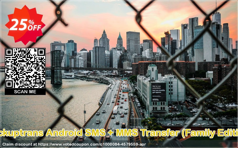 Backuptrans Android SMS + MMS Transfer, Family Edition  Coupon Code Apr 2024, 25% OFF - VotedCoupon