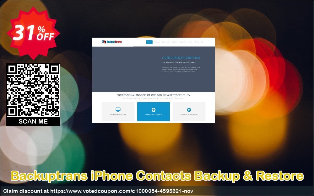 Backuptrans iPhone Contacts Backup & Restore Coupon Code Apr 2024, 31% OFF - VotedCoupon
