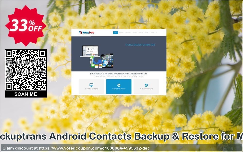 Backuptrans Android Contacts Backup & Restore for MAC Coupon Code Apr 2024, 33% OFF - VotedCoupon