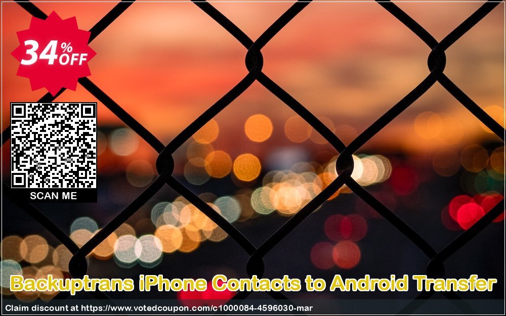 Backuptrans iPhone Contacts to Android Transfer Coupon, discount Backuptrans iPhone Contacts to Android Transfer (Personal Edition) awful deals code 2024. Promotion: wondrous sales code of Backuptrans iPhone Contacts to Android Transfer (Personal Edition) 2024